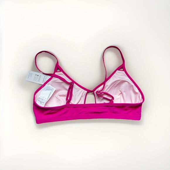 Cupshe Bikini Top Womens Medium Hot Pink NEW - Picture 4 of 5